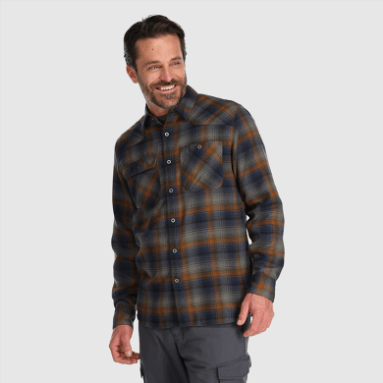 Outdoor Research Herren Feedback Flanellhemd Lodenkaro