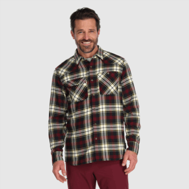 Outdoor Research Herren Feedback Flanellhemd Kalamata Kariert