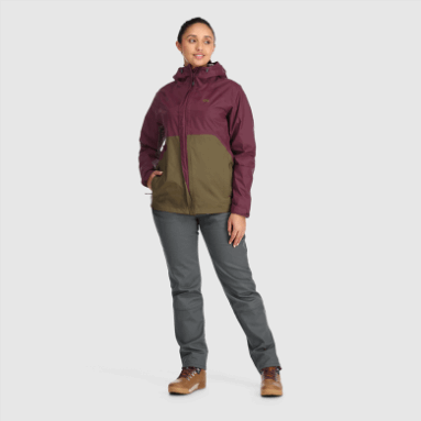 Outdoor Research Apollo Regenjacke Damen Kalamata/loden