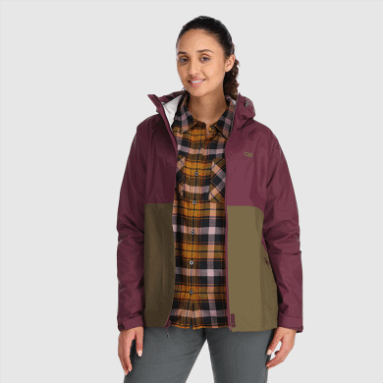 Outdoor Research Apollo Regenjacke Damen Kalamata/loden