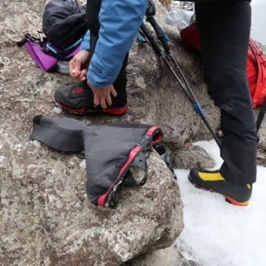 Outdoor Research X-Gamaschen Schwarz/chili