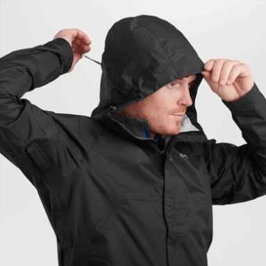 Outdoor Research Apollo Regenjacke Für Herren Schwarz
