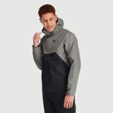 Outdoor Research Apollo Regenjacke Für Herren Schwarz/zinn