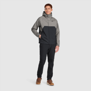 Outdoor Research Apollo Regenjacke Für Herren Schwarz/zinn