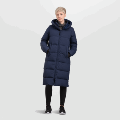Outdoor Research Coze Down Parka Für Damen Marineblau