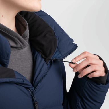 Outdoor Research Coze Down Parka Für Damen Marineblau
