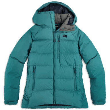 Outdoor Research Damen Super Alpine Daunenparka Schwarz