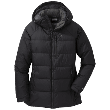 Outdoor Research Damen Super Alpine Daunenparka Schwarz