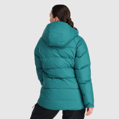 Outdoor Research Damen Super Alpine Daunenparka Schwarz