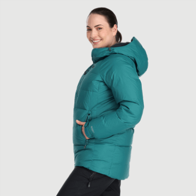 Outdoor Research Damen Super Alpine Daunenparka Schwarz