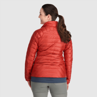 Outdoor Research Damen Helium Daunenjacke Cranberry