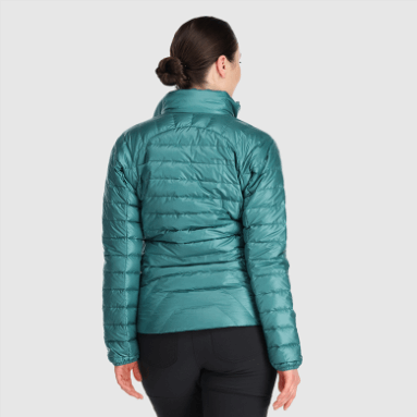 Outdoor Research Damen Helium Daunenjacke Deep Lake