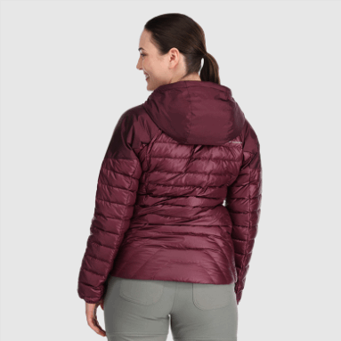 Outdoor Research Damen-Helium-Daunen-Hoodie Plus Kalamata