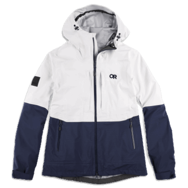 Outdoor Research Damenjacke Carbid Snow/Marineblau