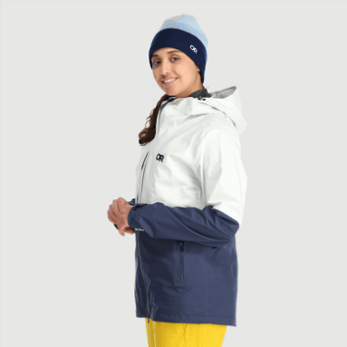 Outdoor Research Damenjacke Carbid Snow/Marineblau