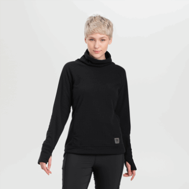 Outdoor Research Damen-Trail-Mix-Cowl-Pullover Schwarz