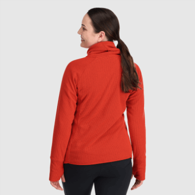 Outdoor Research Damen-Trail-Mix-Cowl-Pullover Cranberry