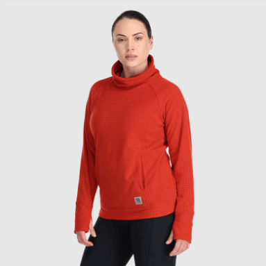Outdoor Research Damen-Trail-Mix-Cowl-Pullover Cranberry