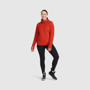 Outdoor Research Damen-Trail-Mix-Cowl-Pullover Cranberry
