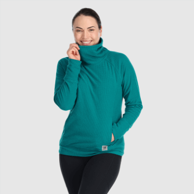 Outdoor Research Trail-Mix-Cowl-Pullover Für Damen Deep Lake
