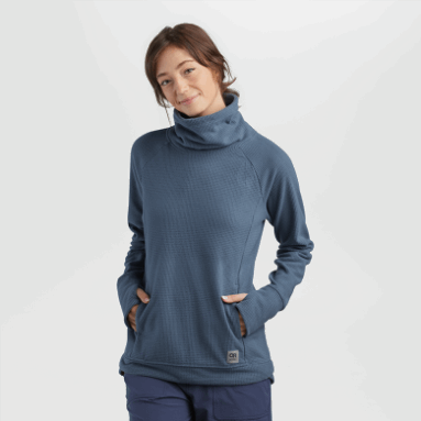 Outdoor Research Damen-Trailmix-Cowl-Pullover Nimbus