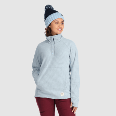 Outdoor Research Damen-Trail-Mix-Snap-Pullover Arctic
