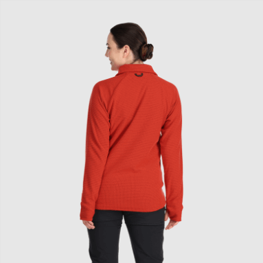 Outdoor Research Damen Trail Mix Snap Pullover Cranberry