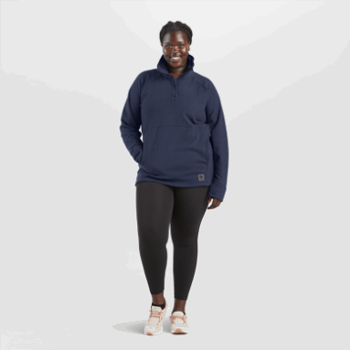 Outdoor Research Damen-Trail-Mix-Snap-Pullover Marineblau