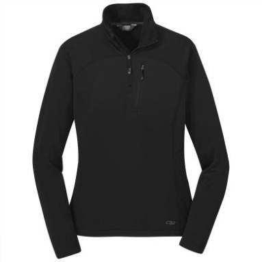Outdoor Research Damen Vigour Quarter Zip Schwarz