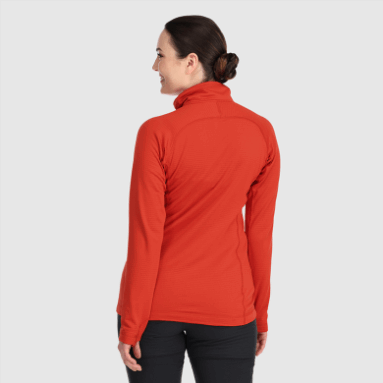 Outdoor Research Vigor Quarter Zip Cranberry Für Damen