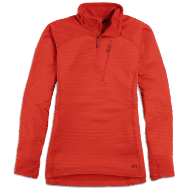 Outdoor Research Vigor Quarter Zip Cranberry Für Damen