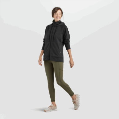 Outdoor Research Damen-Emersion-Fleece-Hoodie Elk