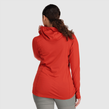 Outdoor Research Vigor Damen-Hoodie Mit Durchgehendem Reißverschluss Plus Cranberry