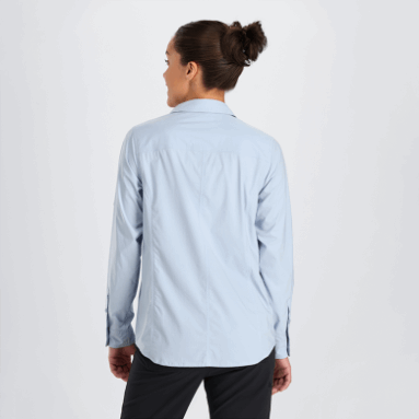 Outdoor Research Damen Way Station Langarmshirt Arctic