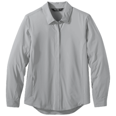 Outdoor Research Astroman L/s Sonnenshirt Damen Pebble