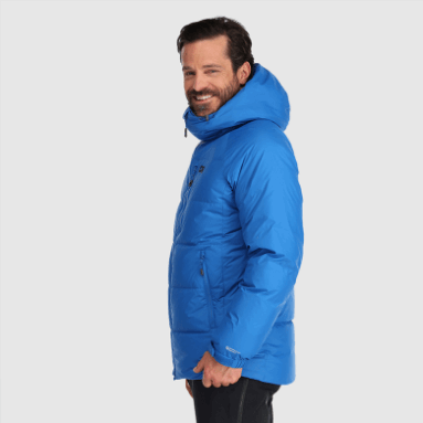 Outdoor Research Herren Super Alpine Daunenparka Classic Blue