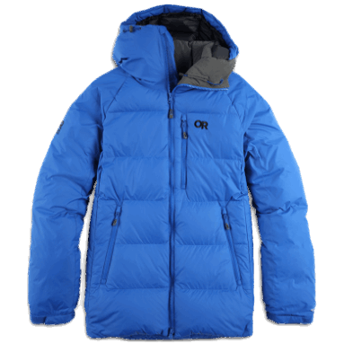 Outdoor Research Herren Super Alpine Daunenparka Classic Blue