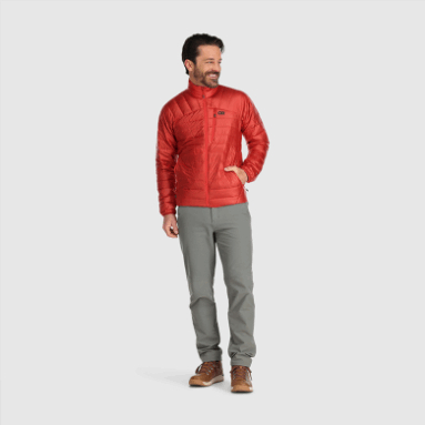 Outdoor Research Herren Helium Daunenjacke Cranberry