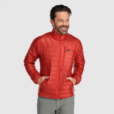 Outdoor Research Herren Helium Daunenjacke Cranberry