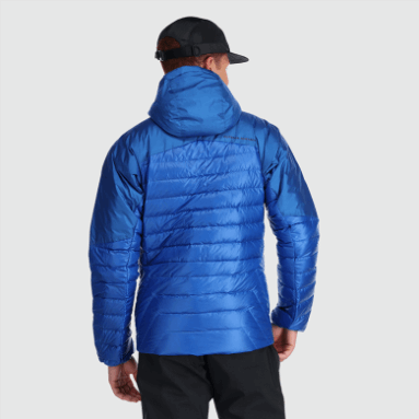 Outdoor Research Herren Helium Daunen Hoodie Classic Blue