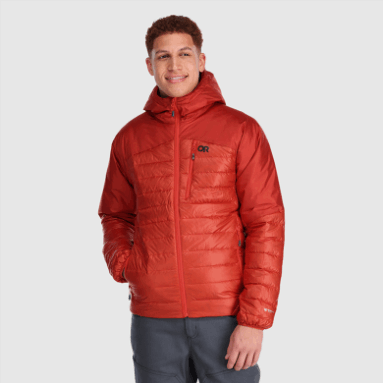 Outdoor Research Herren Helium Daunen Hoodie Cranberry