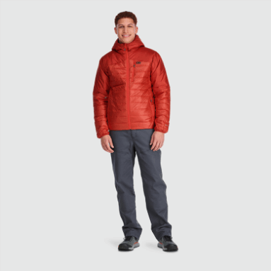 Outdoor Research Herren Helium Daunen Hoodie Cranberry