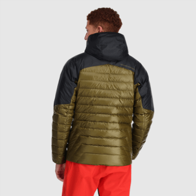 Outdoor Research Herren Helium Daunen Hoodie Loden/Schwarz