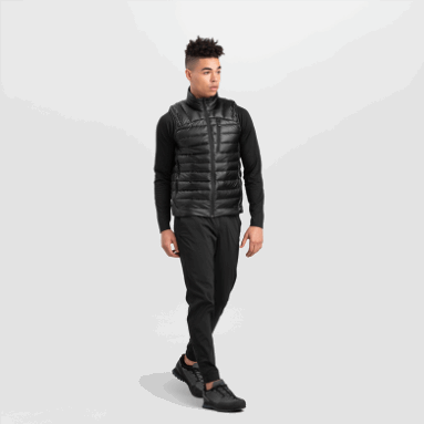 Outdoor Research Herren Helium Daunenweste Schwarz