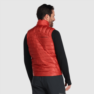 Outdoor Research Herren Helium Daunenweste Cranberry