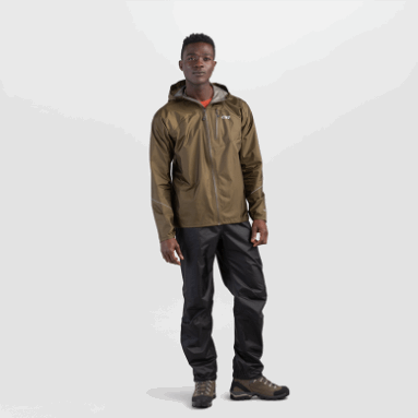 Outdoor Research Herren Regenhose Helium Schwarz