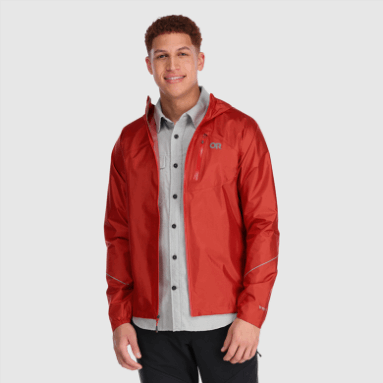 Outdoor Research Herren Helium Regenjacke Cranberry