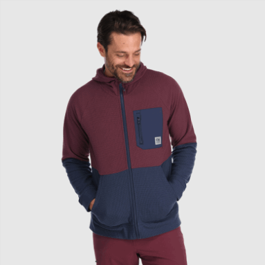 Outdoor Research Herren-Trailmix-Hoodie Kalamata/Marineblau