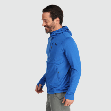 Outdoor Research Vigor Hoodie Mit Durchgehendem Reißverschluss Für Herren In Klassischem Blau