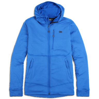 Outdoor Research Vigor Hoodie Mit Durchgehendem Reißverschluss Für Herren In Klassischem Blau